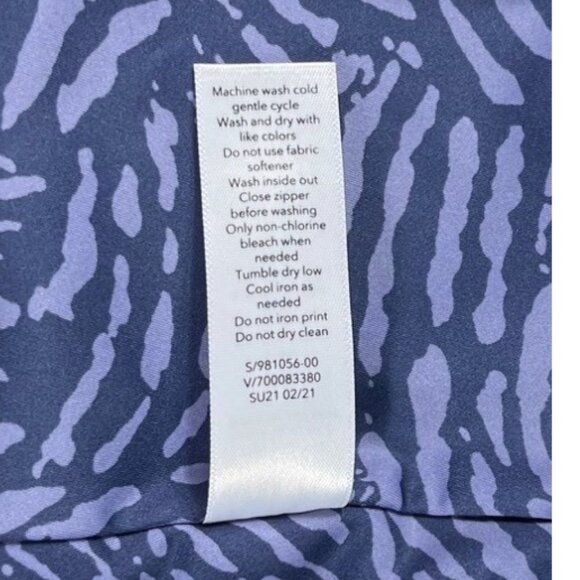 Athleta Ace Printed 13.5" Tennis Skort Abstract Fiji Medieval Violet Size 1X - Picture 16 of 16